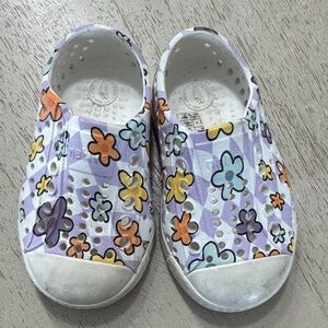 Colorful Floral Kids Shoes